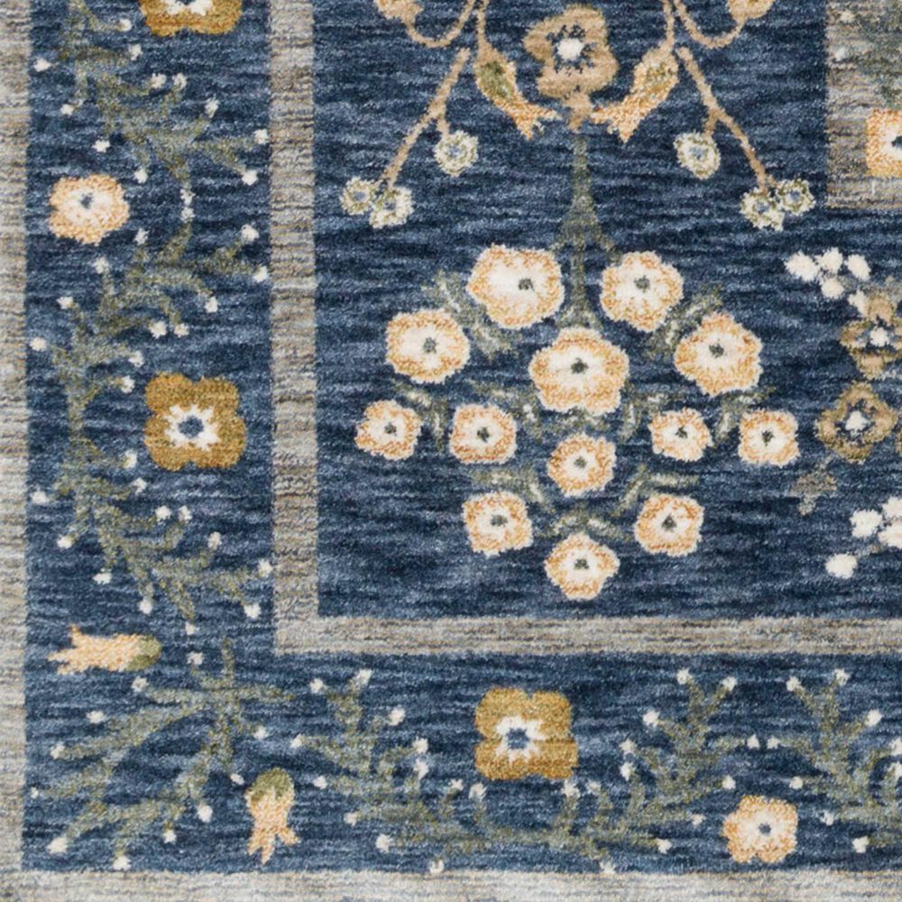 Rifle Paper Co. x Loloi Kismet Arabesque Navy 6'7" x 9'4" Area Rug, , large