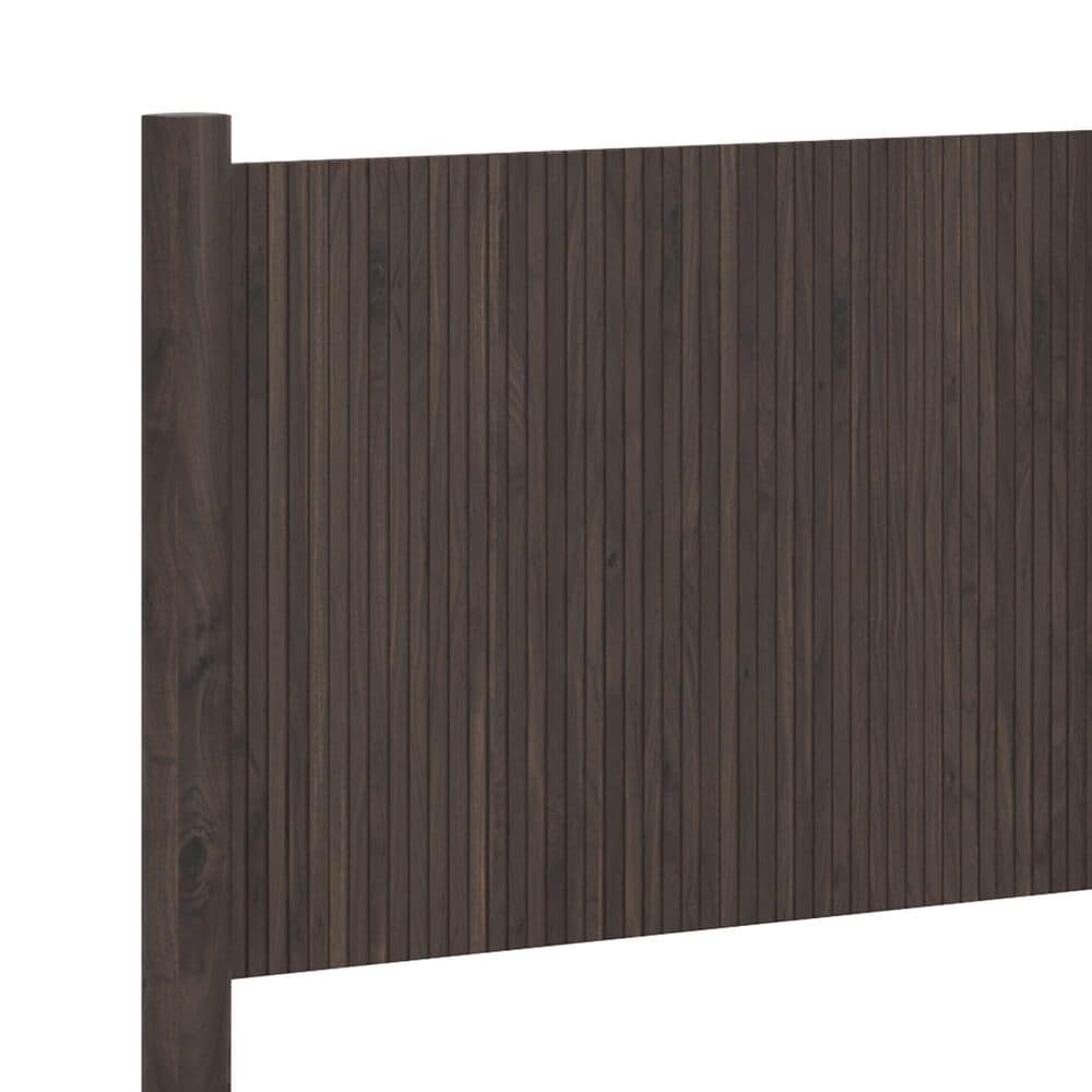 Ashley Pamytta Twin Panel Platform Bed in Rich Brown, , large