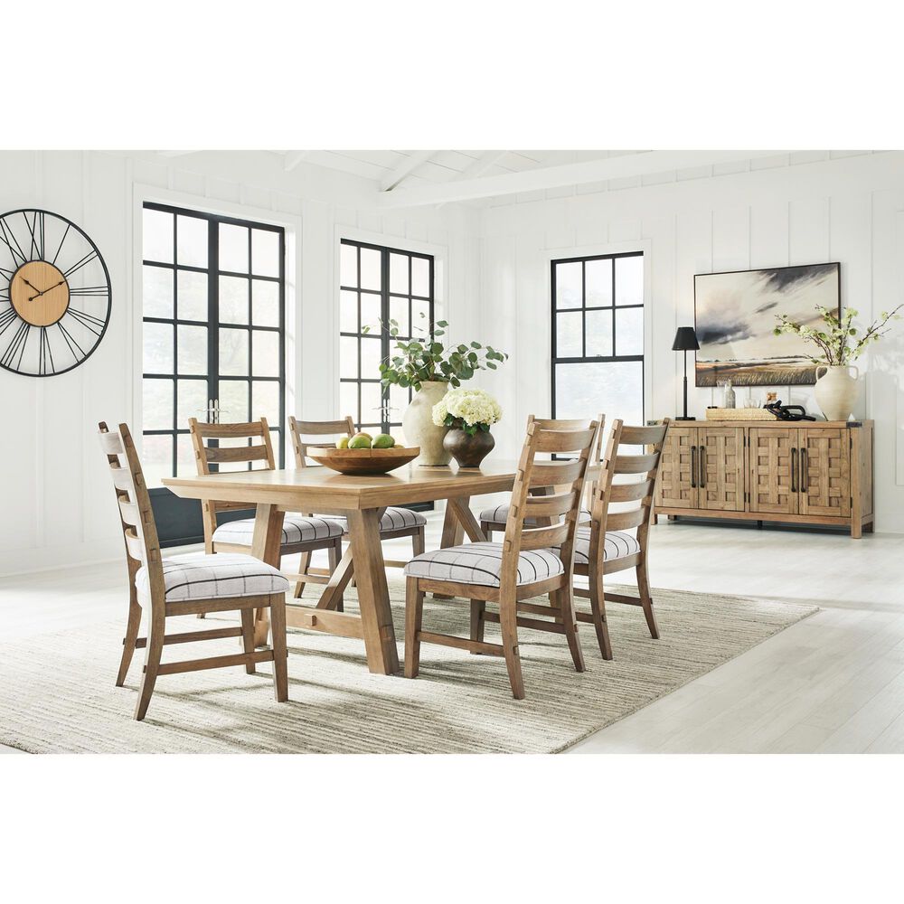 Ashley Ridgester Side Chair in Light Brown, , large