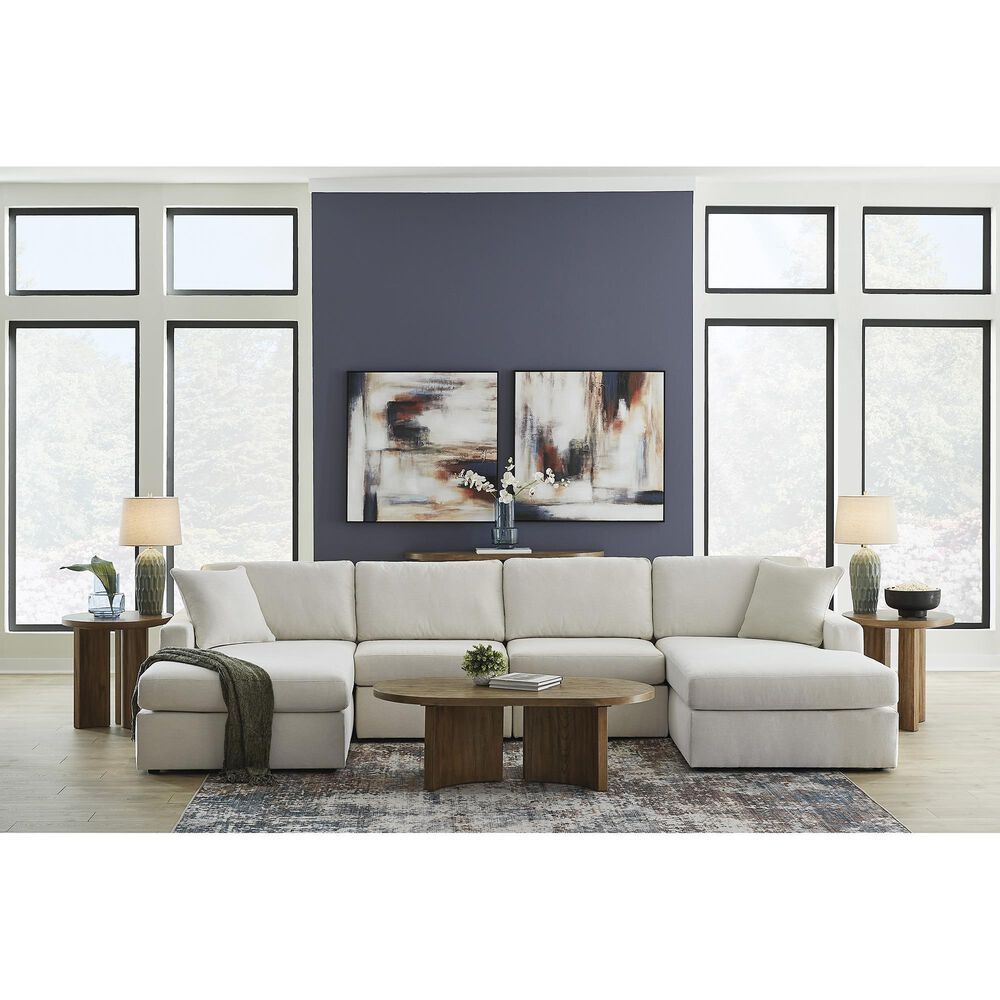 Ashley Modmax 4-Piece Sectional with Double Chaise in Oyster, , large