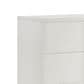 Pacific Landing Marceline 5-Drawer Chest in White and Gold, , large