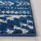 Safavieh Tulum Bohemian 5" Square Navy and Ivory Area Rug, , large
