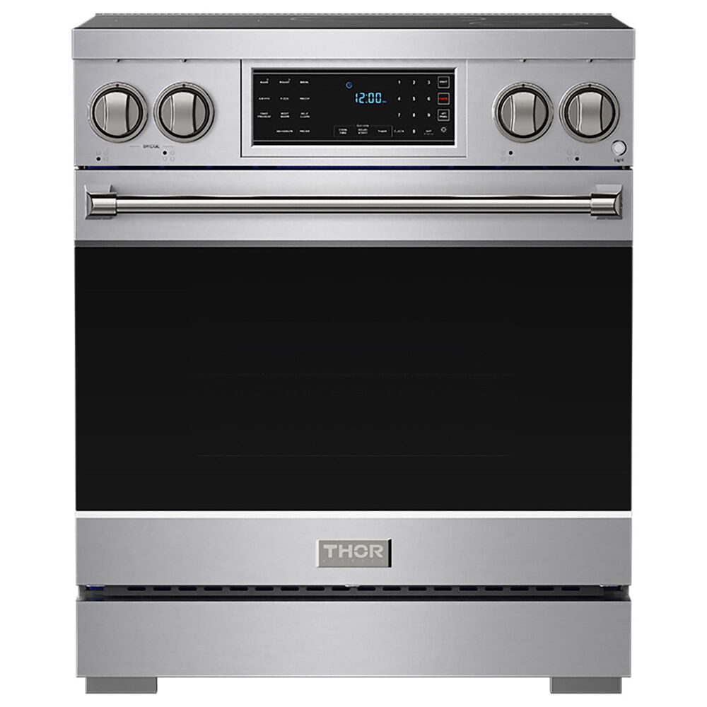 Thor Kitchen 30" Professional Induction Range with Tilt Panel Touch Control in Stainless Steel, , large