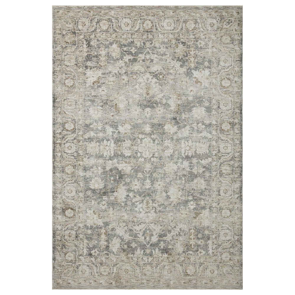 Amber Lewis x Loloi Honora 11"6" x 15"6" Slate and Beige Area Rug, , large