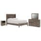 Ashley Elbrim 4-Piece Full Panel Bedroom Set in Weathered Brown, , large
