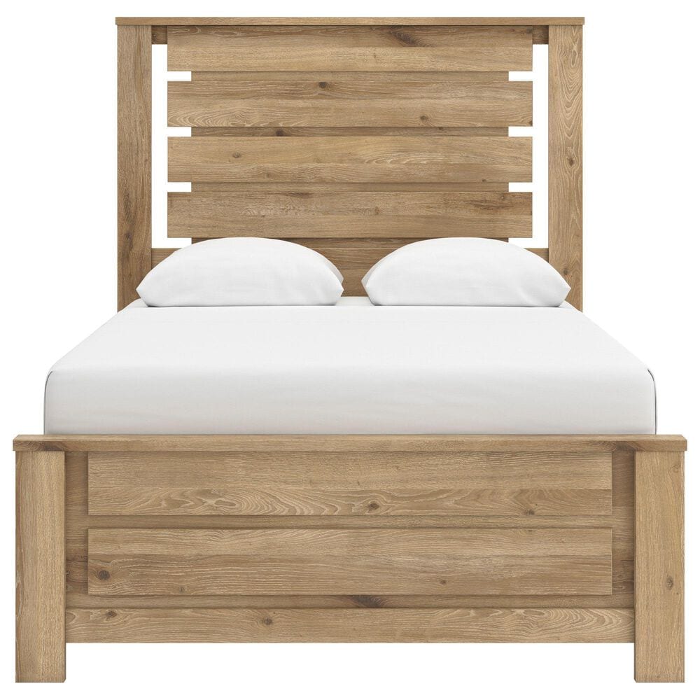 Ashley Brozmont Full Panel Bed in Tan, , large
