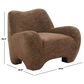 Safavieh Randal Accent Chair in Dark Brown, , large