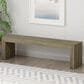 Hearth and Haven 63" Dining Bench in Grey and Taupe, , large