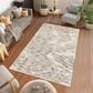 Amer Rugs Mexico Ivory and Charcoal 8" x 10" Area Rug, , large