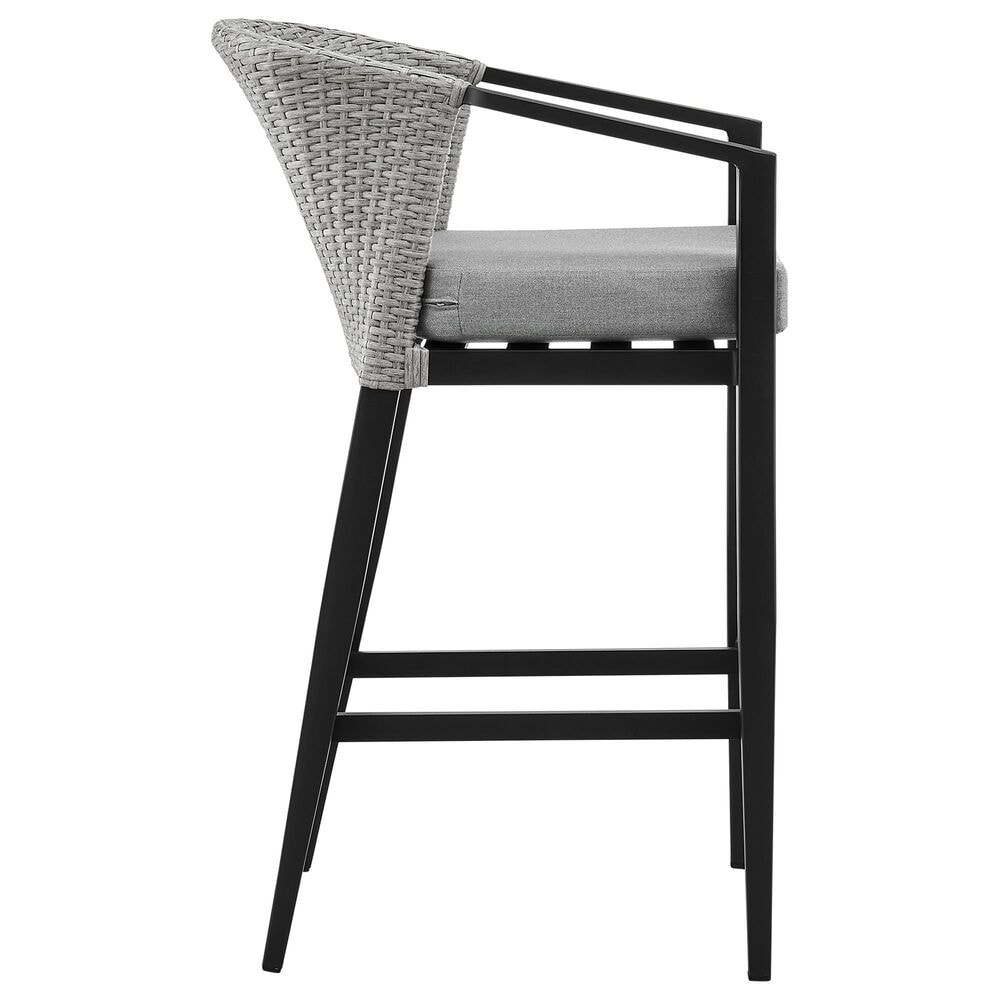 Blue River Aileen 5-Piece Patio Bar Set in Black and Grey, , large
