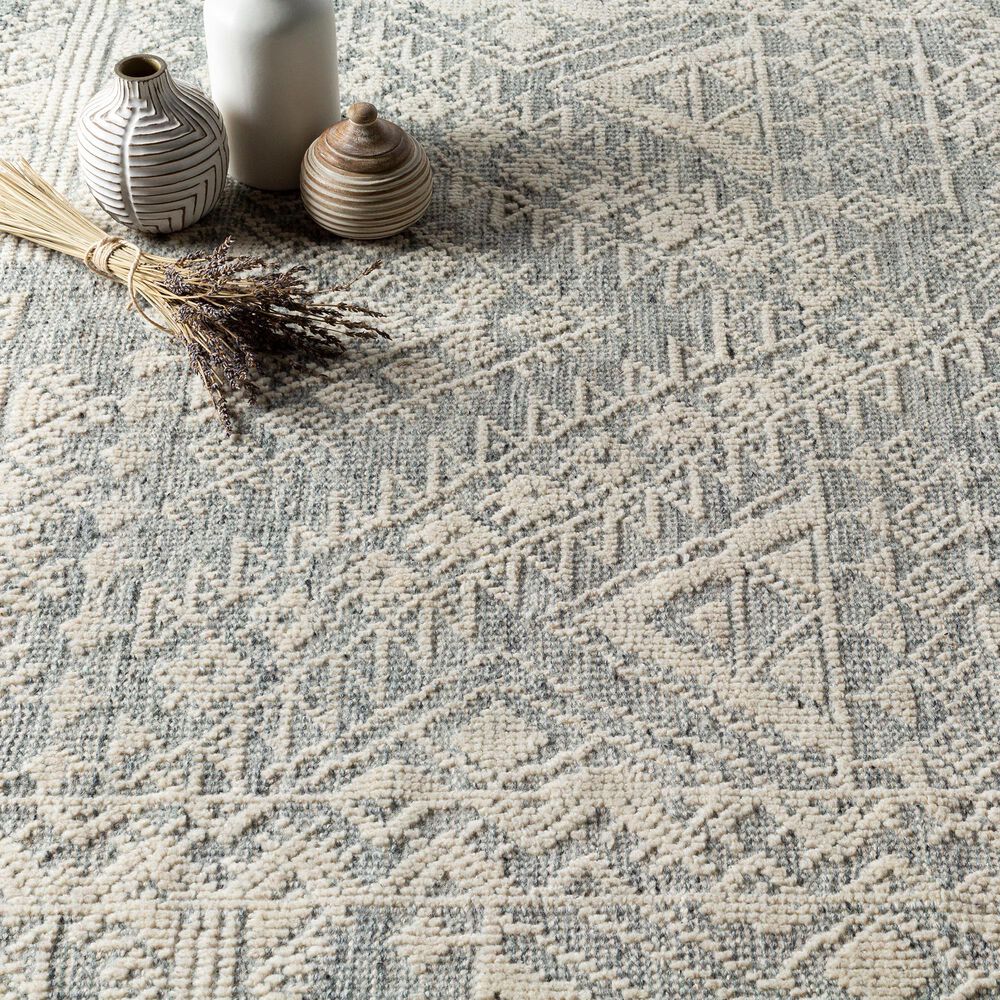 Surya Tunus 9&#39; x 12&#39; Medium Gray, Ink and Beige Area Rug, , large