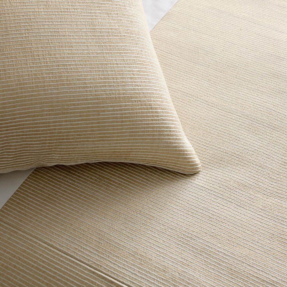 Ann Gish Lamina 22" x 22" Square Throw Pillow in Sand, , large