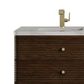 James Martin Allamari 72" Double Bathroom Vanity in Sable with Single Hole 3 cm Victorian Silver Silestone Top and Rectangular Sinks, , large