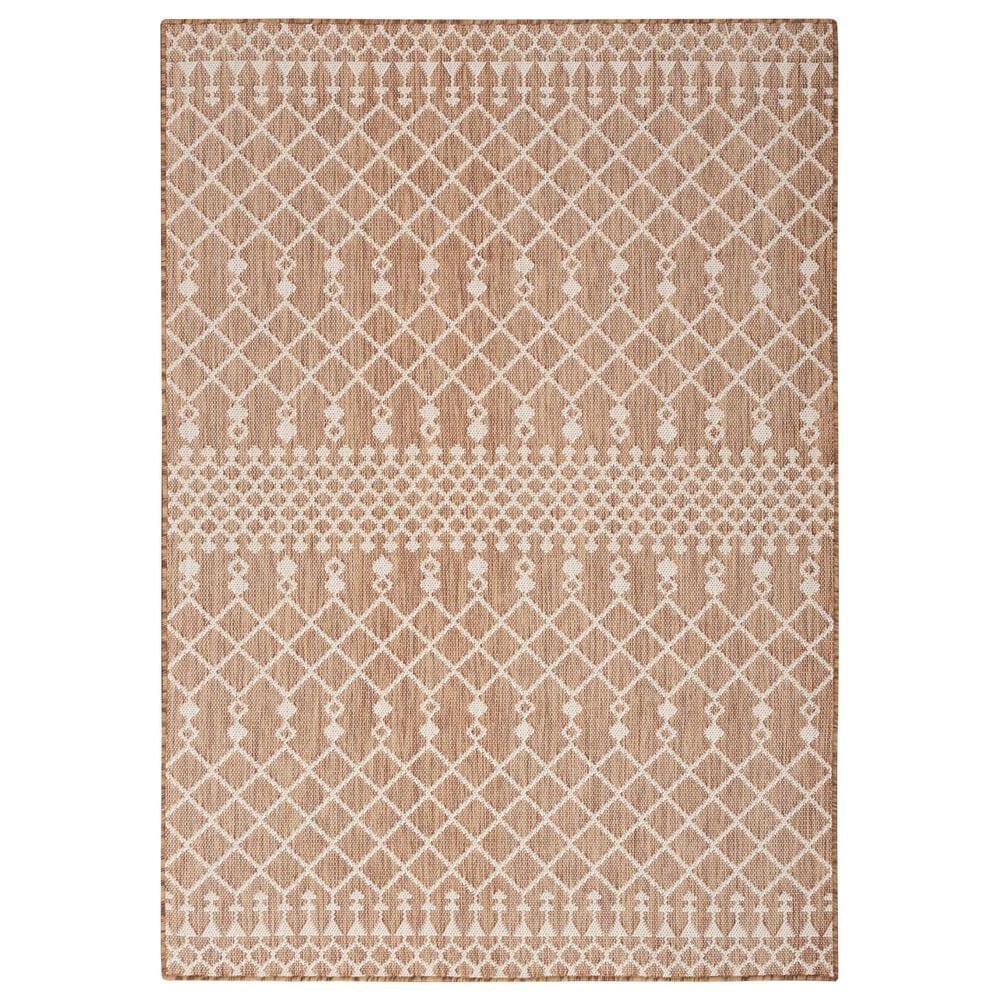 Nourison Positano Southwestern Jute 8" x 10" Indoor/Outdoor Area Rug, , large