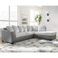 Ashley Clairette Court 2-Piece Right Facing Sectional with Chaise in Alloy, , large
