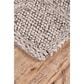 Feizy Berkeley 5" x 8" Natural and Gray Area Rug, , large