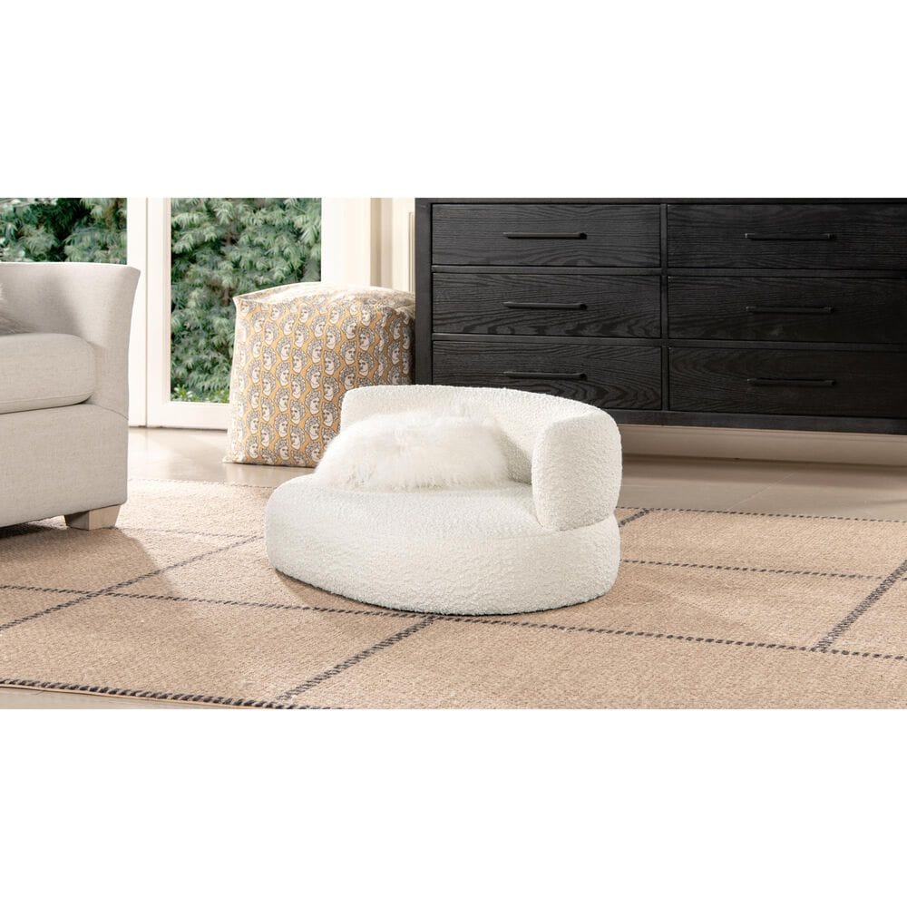 Jennifer Taylor Home Shep Dog Sofa Bed in Ivory White, , large