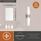 Vaxcel Elliot 2-Light Bathroom Vanity in Satin Nickel, , large