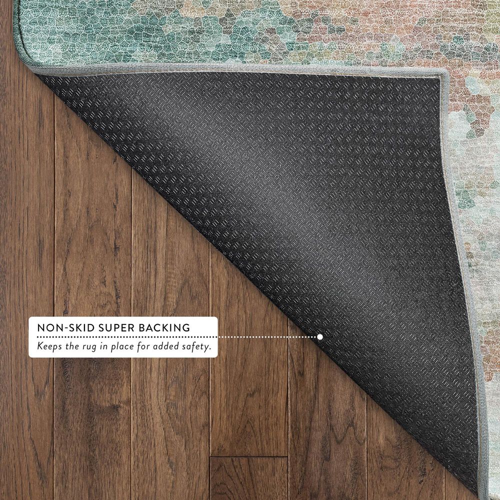 Dalyn Rug Company Lumara Seafoam 6'6" x 9'6" Indoor/Outdoor Area Rug, , large