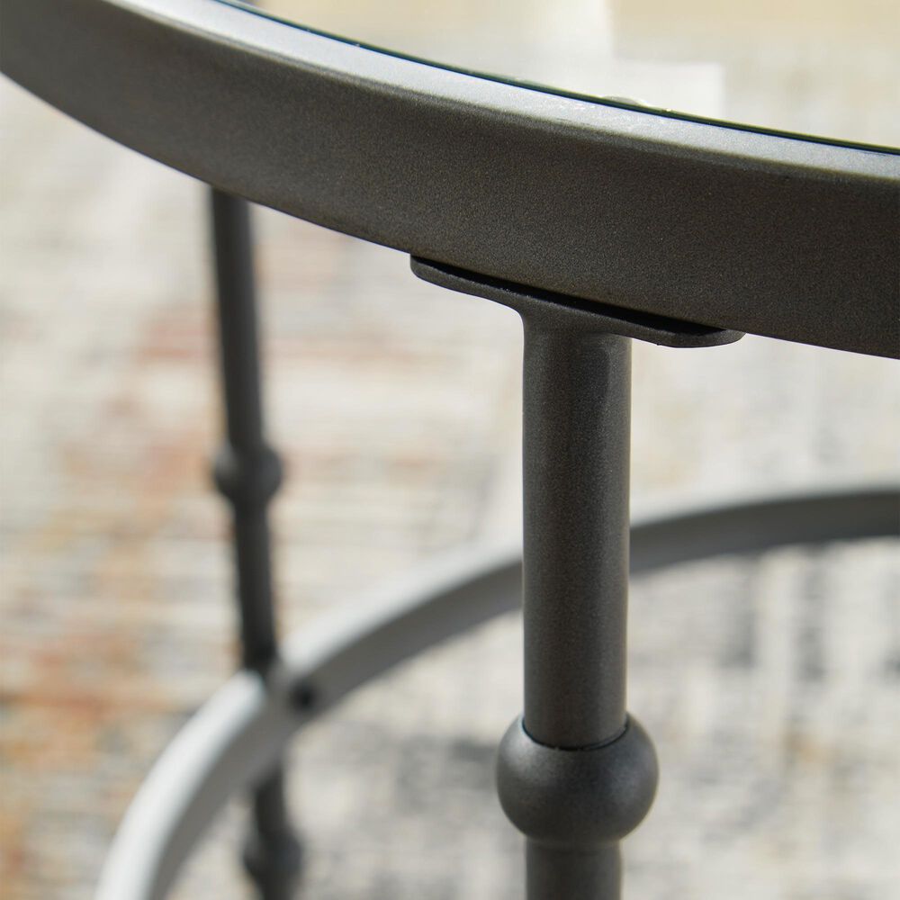 Ashley Kellyco 3-Piece Table Set in Gunmetal, , large