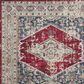 Safavieh Monaco MNC257A 5"1" x 7"7" Ivory and Red Area Rug, , large