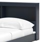 Ashley Simmenfort Full Bookcase Storage Bed in Navy Blue, , large