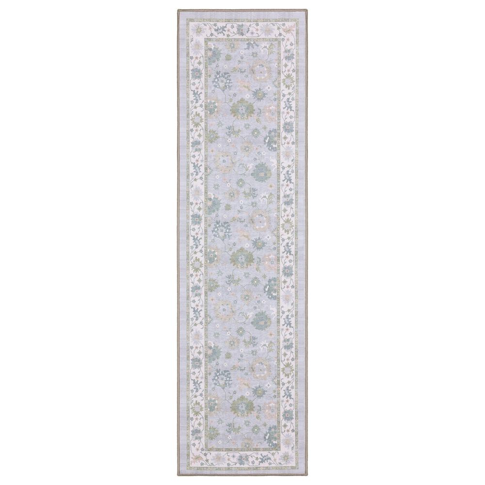 ROW by Oriental Weavers Addison Grey, Blue and Green 2" x 7" Runner, , large