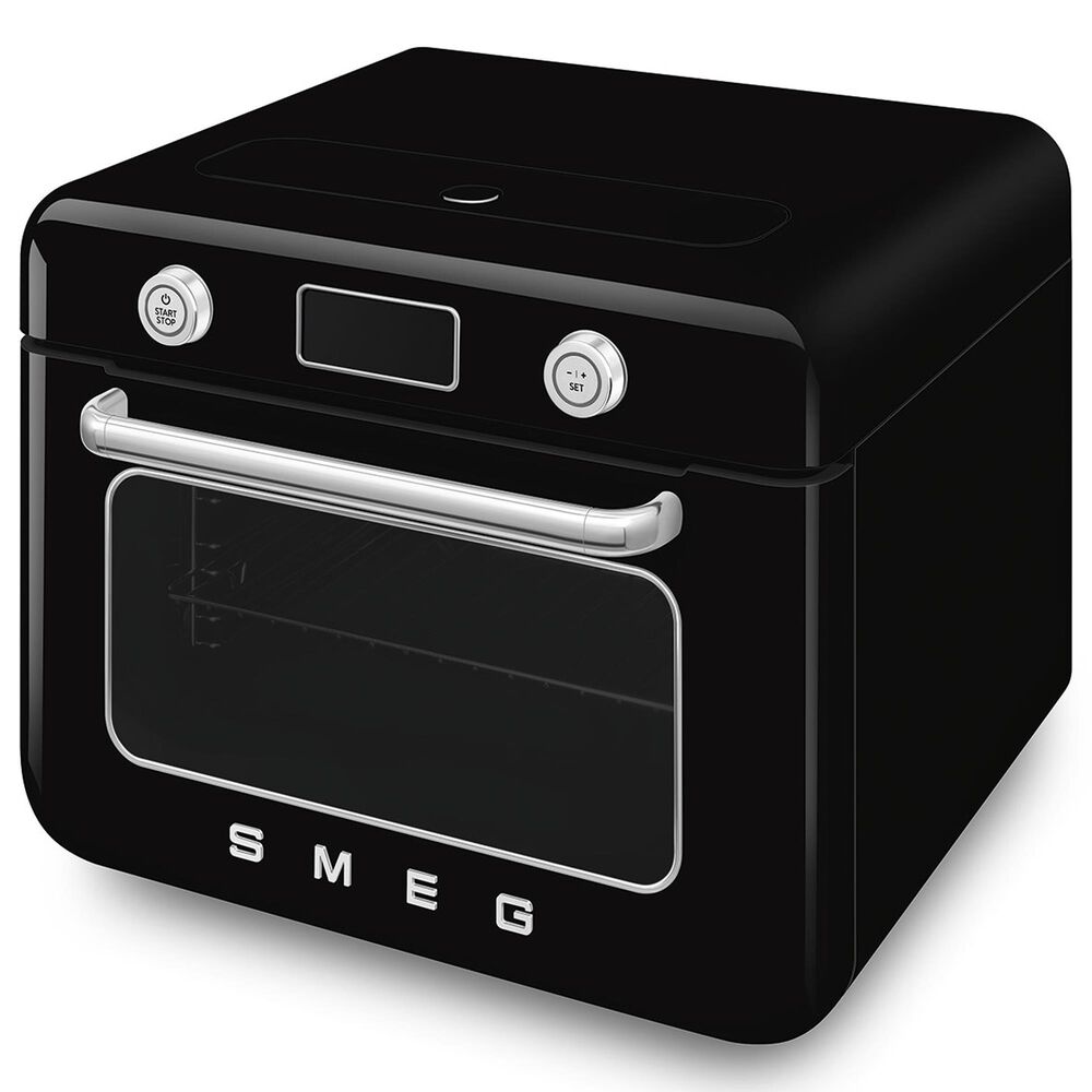 SMEG 10-in-1 Countertop Combination Oven in Black, , large