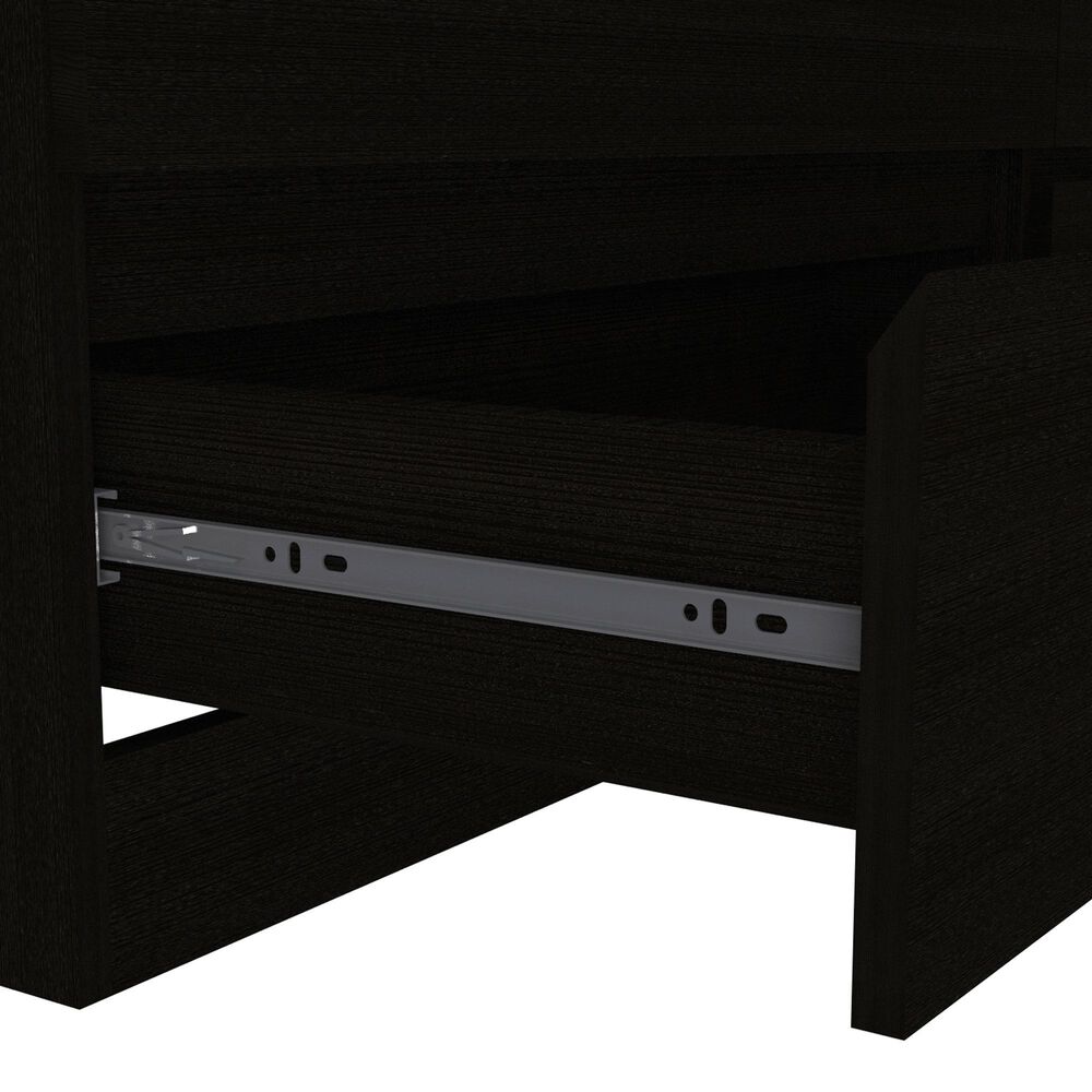 Hearth and Haven Seul 6-Drawer Double Dresser in Black, , large