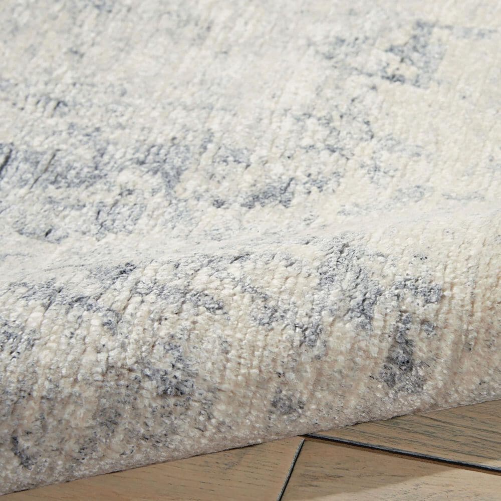 Nourison Silk Shadows 5&#39;6&quot; x 7&#39;5&quot; Sterling Area Rug, , large
