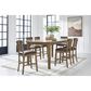 Ashley Urbinforte 25.75" Faux Leather Barstool in Light Brown, , large