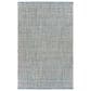 L&R Resources Bleached Naturals 81436 9" x 12" Bleach, Blue and Ivory Area Rug, , large