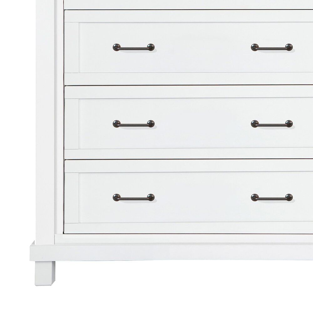 Appleseed Rowan 6-Drawer Tall Chest in Pure White, , large