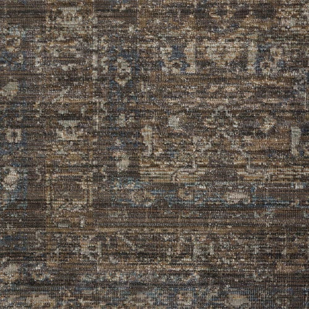 Loloi Heritage 4&#39; x 6&#39; Lagoon and Tobacco Area Rug, , large
