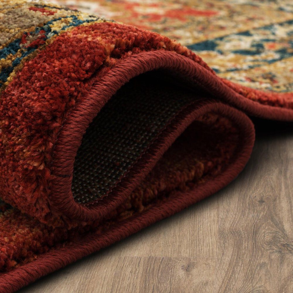Karastan Spice Market Keralam Garnet 5&#39;3&quot; x 7&#39;10&quot; Area Rug, , large