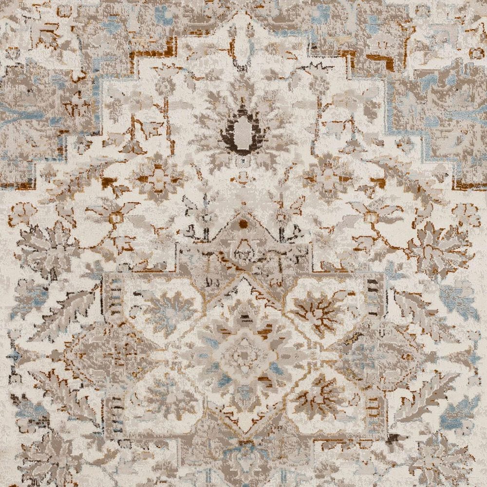 Karastan Cleo R1079 5&#39; 3&quot; X 8&#39; Cream Area Rug, , large