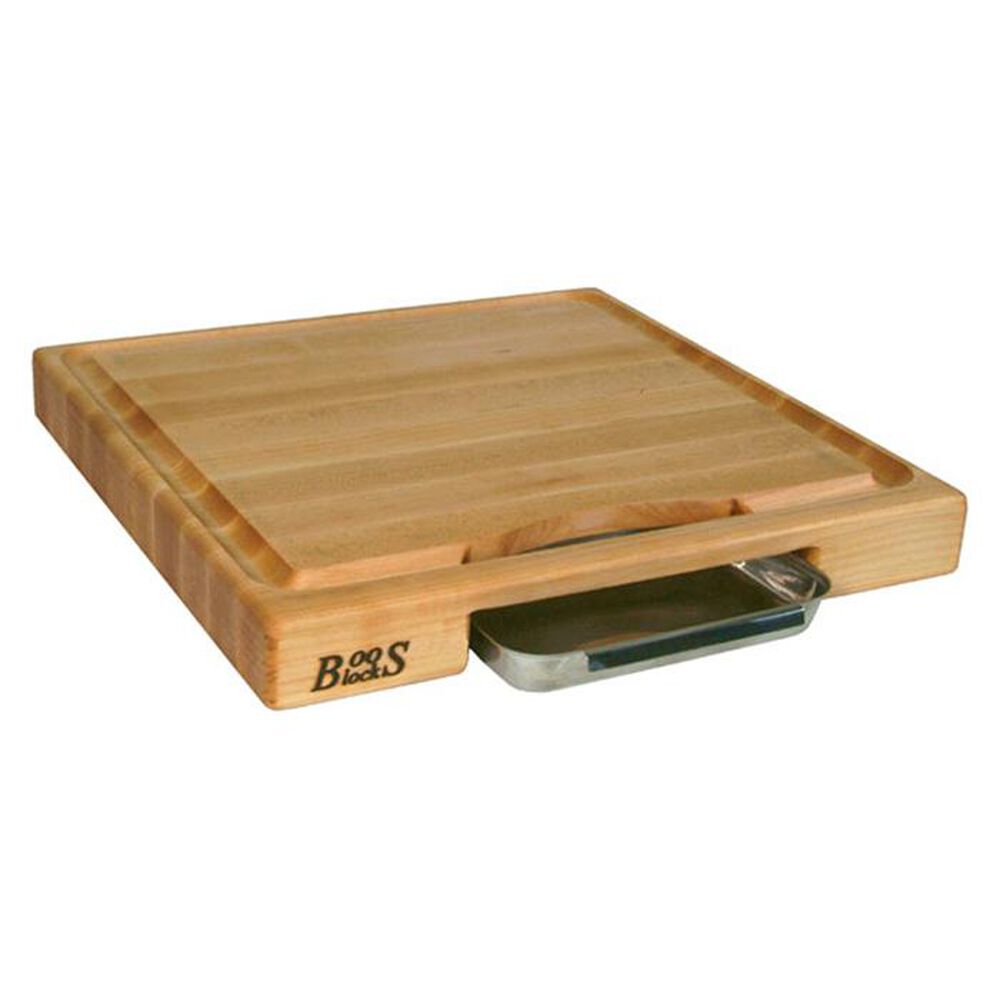 John Boos and Co Newton Prep Master Rectangle Cutting Board in Maple, , large