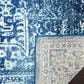 Safavieh Evoke EVK256A 2"2" x 15" Navy and Ivory Runner, , large