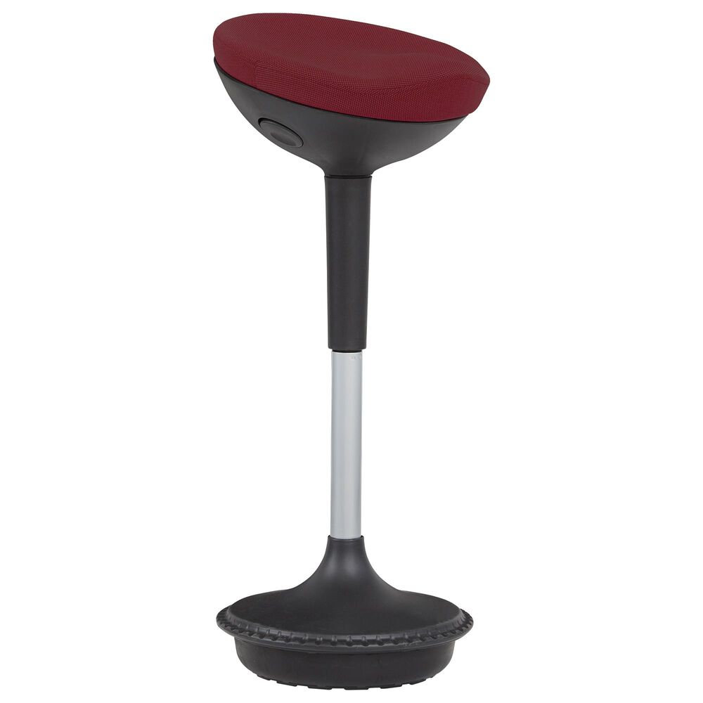 Unique Furniture Reno Sit-Stand Stool in Red, , large