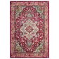 Safavieh Monaco MNC250J-3 3" x 5" Fuchsia/Light Blue Area Rug, , large