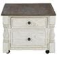 Ashley Havalance Lift-Top Coffee Table in Distressed Vintage White and Weathered Gray, , large