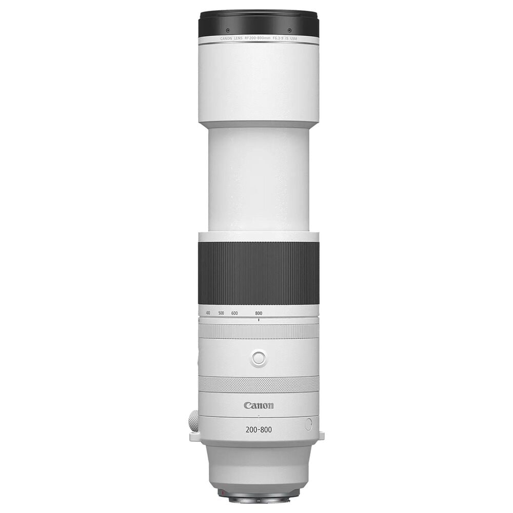 Canon RF 200-800mm f/6.3-9 IS USM Telephoto Zoom Lens in White, , large