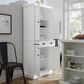 Crosley Furniture Shoreline Pantry in White, , large