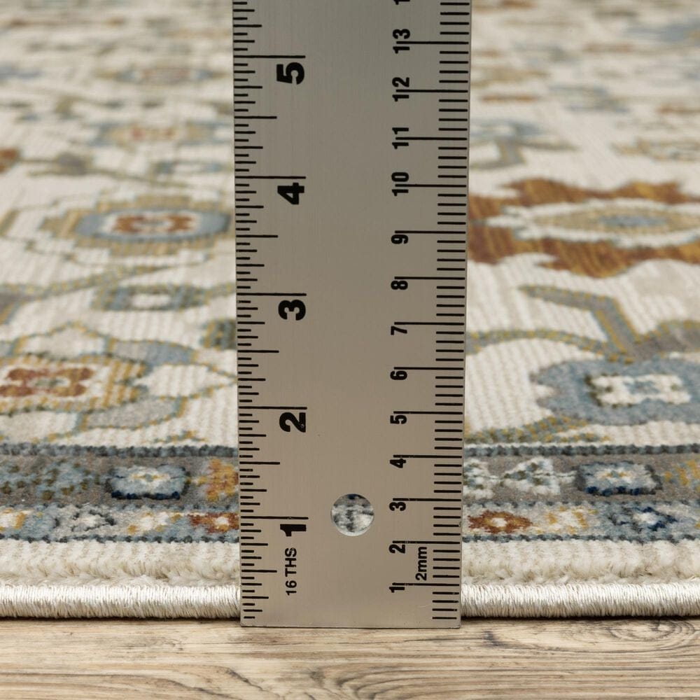 Oriental Weavers Keira Ivory and Multicolor 3&#39;3&quot; x 5&#39; Area Rug, , large