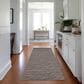 Dalyn Rug Company Laidley 2"3" x 12" Chocolate Indoor/Outdoor Runner, , large