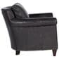 Bradington-Young Richardson Leather Arm Chair in Charcoal, , large