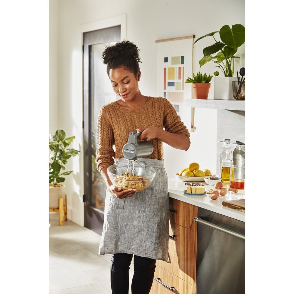 KitchenAid Cordless 7 Speeds Hand Mixer in Matte Charcoal Grey