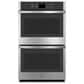 GE Appliances 2-Piece Kitchen Package with 30" Double Wall Oven and 36" Gas Cooktop in Stainless Steel, , large