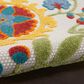 Nourison Aloha ALH17 2"8" x 4" Ivory and Multicolor Indoor/Outdoor Area Rug, , large