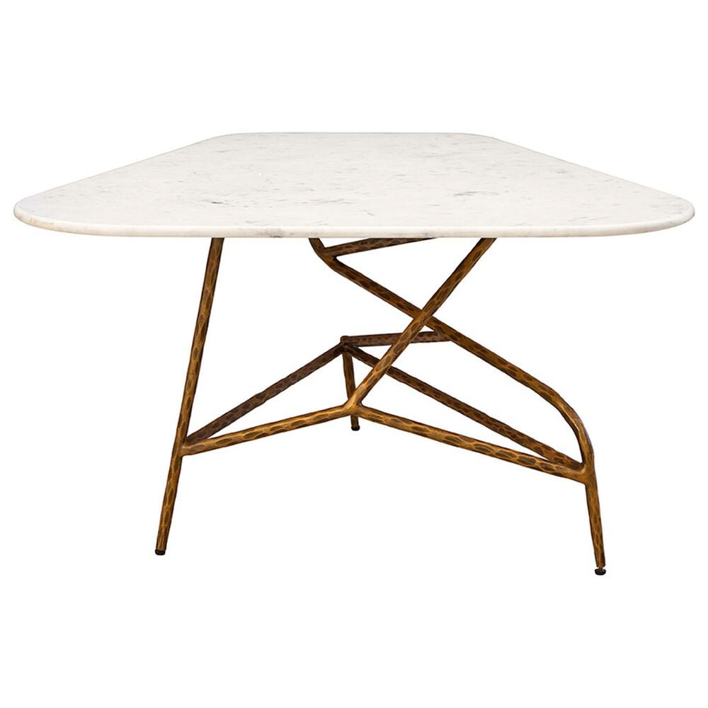 Timeless Designs Bechamel Nesting Table in Gold and White, , large